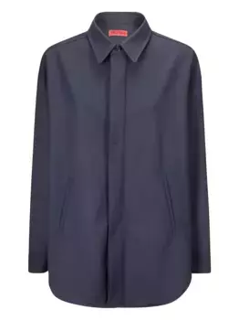 Рубашка на пуговицах THELATEST, синий