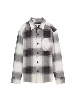 Рубашка на пуговицах TOM TAILOR Regular fit Button Up Shirt, белый