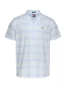 Рубашка на пуговицах Tommy Jeans, светло-синий