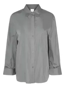 Рубашка на пуговицах TWP, серый