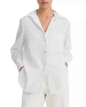 Рубашка на пуговицах Vince, белый