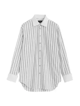 Рубашка на пуговицах в полоску Diana Rag & Bone, цвет white stripe