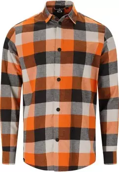 Рубашка на пуговицах Whistler Regular fit Athletic Button Up Shirt Riglet, коричневый