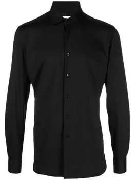 Рубашка на пуговицах Xacus, черный
