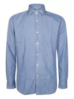 Рубашка на пуговицах Xacus, синий