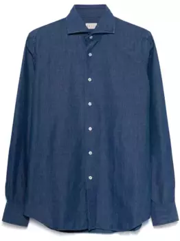 Рубашка на пуговицах Xacus, синий