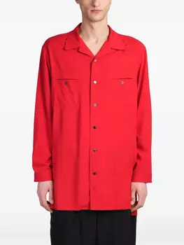 Рубашка на пуговицах Y's, красный