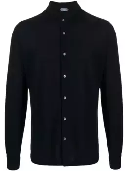 Рубашка на пуговицах Zanone, синий