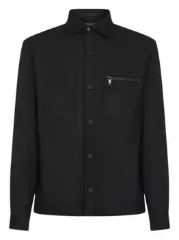 Рубашка на пуговицах Zegna, черный