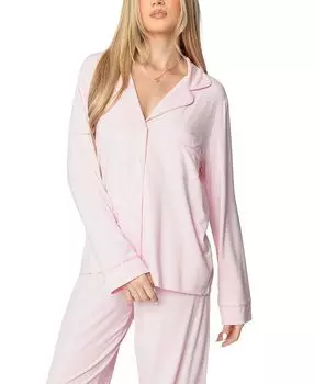 Рубашка на пуговицах Жанетт Edikted, розовый