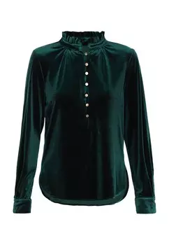 Рубашка NAEMI Blouse, темно-зеленый