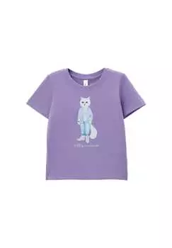 Рубашка наездник кот Cat By Manii'Ta Lacitta, фиолетовый