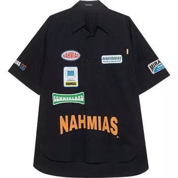 Рубашка Nahmias Surf Comp Button Up, черный