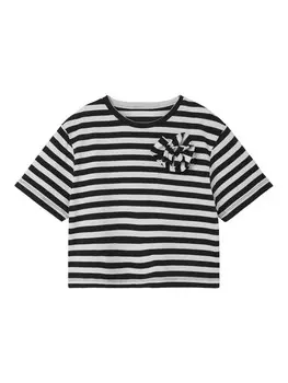 Рубашка NAME IT, черный/белый