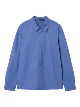 Рубашка NAME IT Comfort fit Button Up, синий