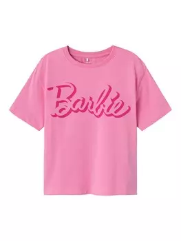 Рубашка NAME IT Dalina Barbie, розовый/светло-розовый