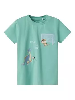 Рубашка NAME IT NBMDOMUS, зеленый