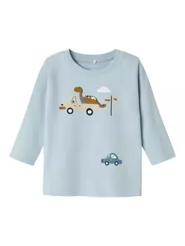 Рубашка NAME IT NBMDYLON, цвет Light blue/Dark blue