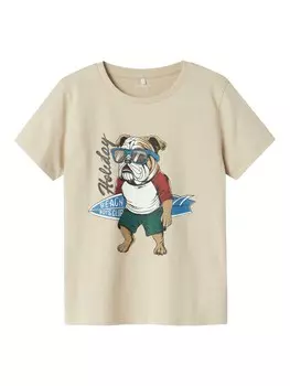 Рубашка NAME IT NKMFULDME, бежевый