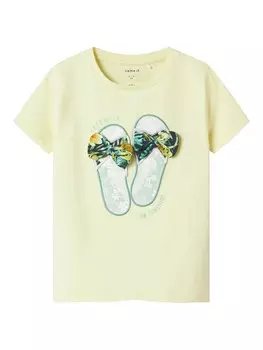 Рубашка NAME IT NMFFIWI, цвет Pastel yellow/Dark yellow