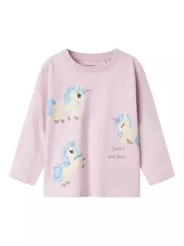 Рубашка NAME IT NMNBARR, розовый