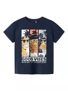 Рубашка NAME IT, темно-синий