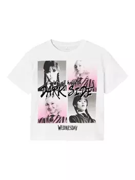 Рубашка NAME IT Wednesday, белый