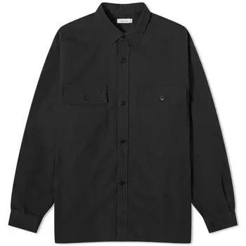 Рубашка Nanamica Utility Light Wind Shirt, черный