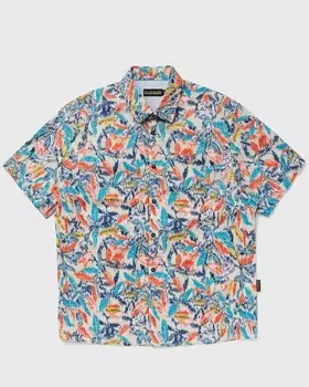 Рубашка Napapijri G-Ronge S/S Shirt, цвет aop leaves