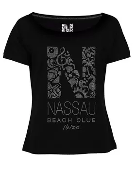 Рубашка NASSAU Beach Club NB22003, черный