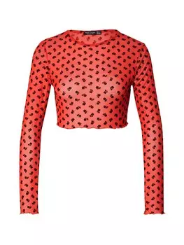 Рубашка Nasty Gal, коралл