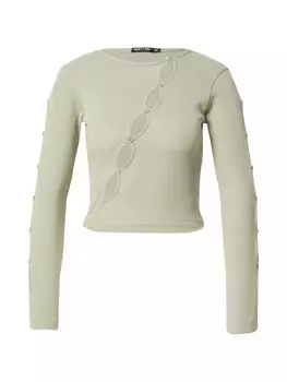 Рубашка Nasty Gal, светло-зеленый