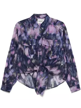 Рубашка Натха MARANT TOILE, фиолетовый