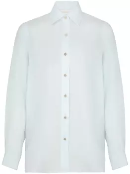 Рубашка Natura с высоким воротником ZIMMERMANN, зеленый