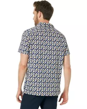 Рубашка Nautica Navtech Printed Shirt, цвет Maritime Navy