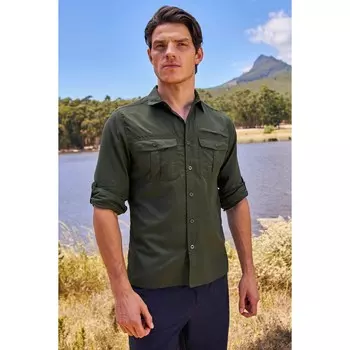 Рубашка "навигатор ii" с защитой от ультрафиолета Mountain Warehouse, хаки