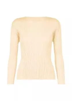 Рубашка nebula Pleats Please Issey Miyake, бежевый