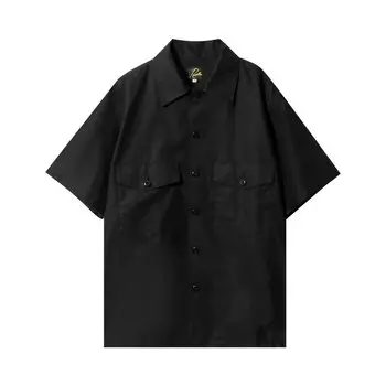 Рубашка Needles Back Sateen Fatigue Shirt, черный