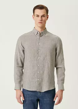 Рубашка Network, бежевый