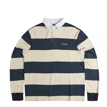 Рубашка *Never Enough.* Rugby Shirt Asphaltgold, синий