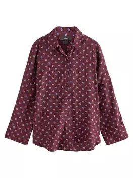 Рубашка Next Blouse, бордовый
