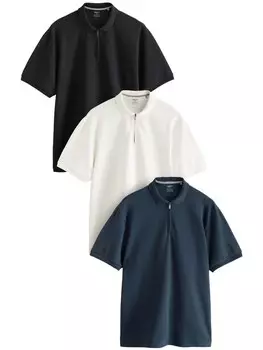 Рубашка Next, черный/белый