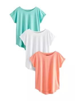 Рубашка Next, цвет Aqua/Apricot/White