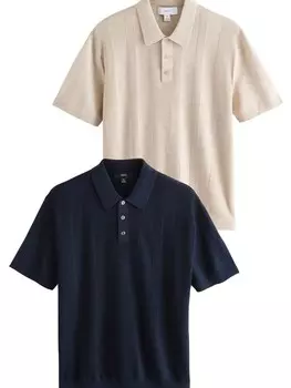 Рубашка Next, цвет Beige/Navy