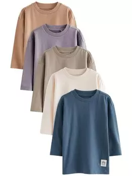Рубашка Next, цвет Beige/Nude/marine blue/Brown/Purple