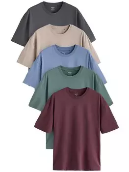 Рубашка Next, цвет Beige/Sapphire/Anthracite/Green