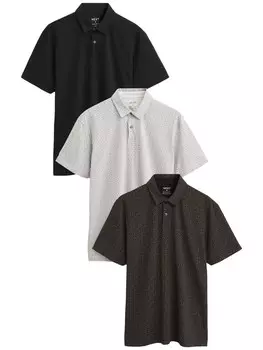 Рубашка Next, цвет Brown/Grey/Black