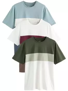 Рубашка Next, цвет Brown/Khaki/White