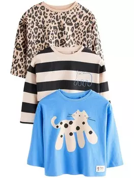 Рубашка Next, цвет Cream/Light beige/Azure