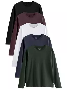 Рубашка Next, цвет Dark blue/Dark green/Aubergine/Black/White